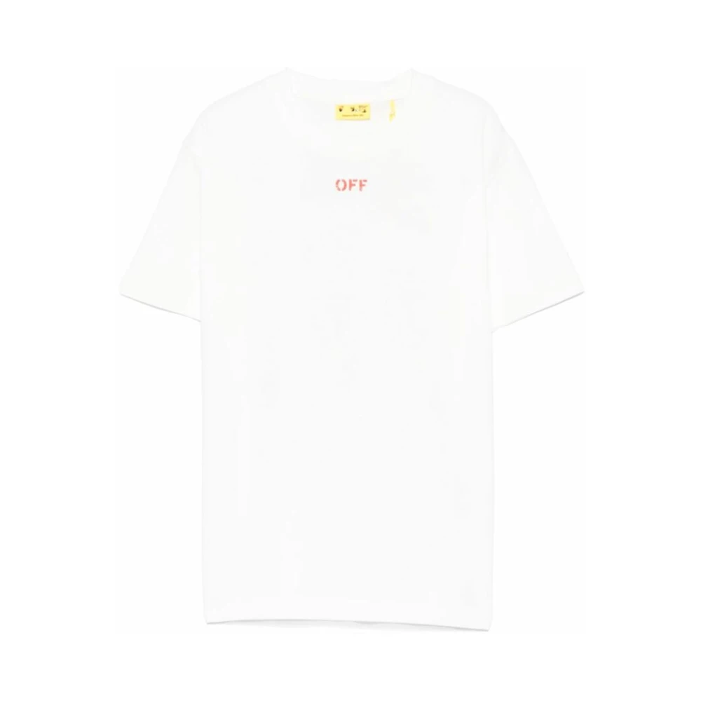 Off White Barn Vit T-shirt Kort Ärm White, Flicka