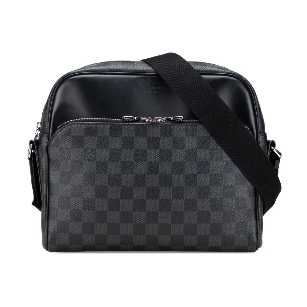 Louis Vuitton Vintage Women's Black Pre-Owned Crossbody Bag