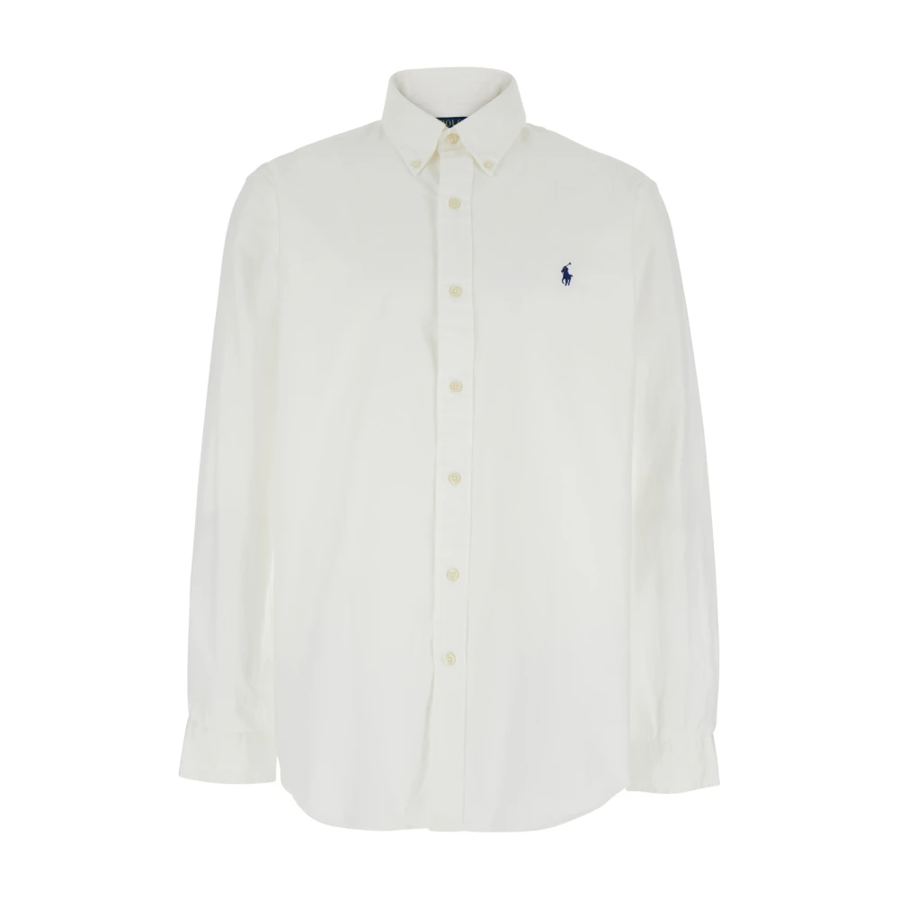 Polo Ralph Lauren Men's White Twill Lavato Shirts, Formal Shirts, M, Shirts