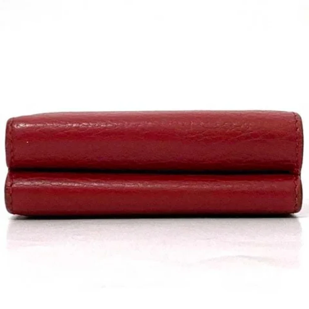 Gucci Vintage Pre-owned Leather wallets Red Dames
