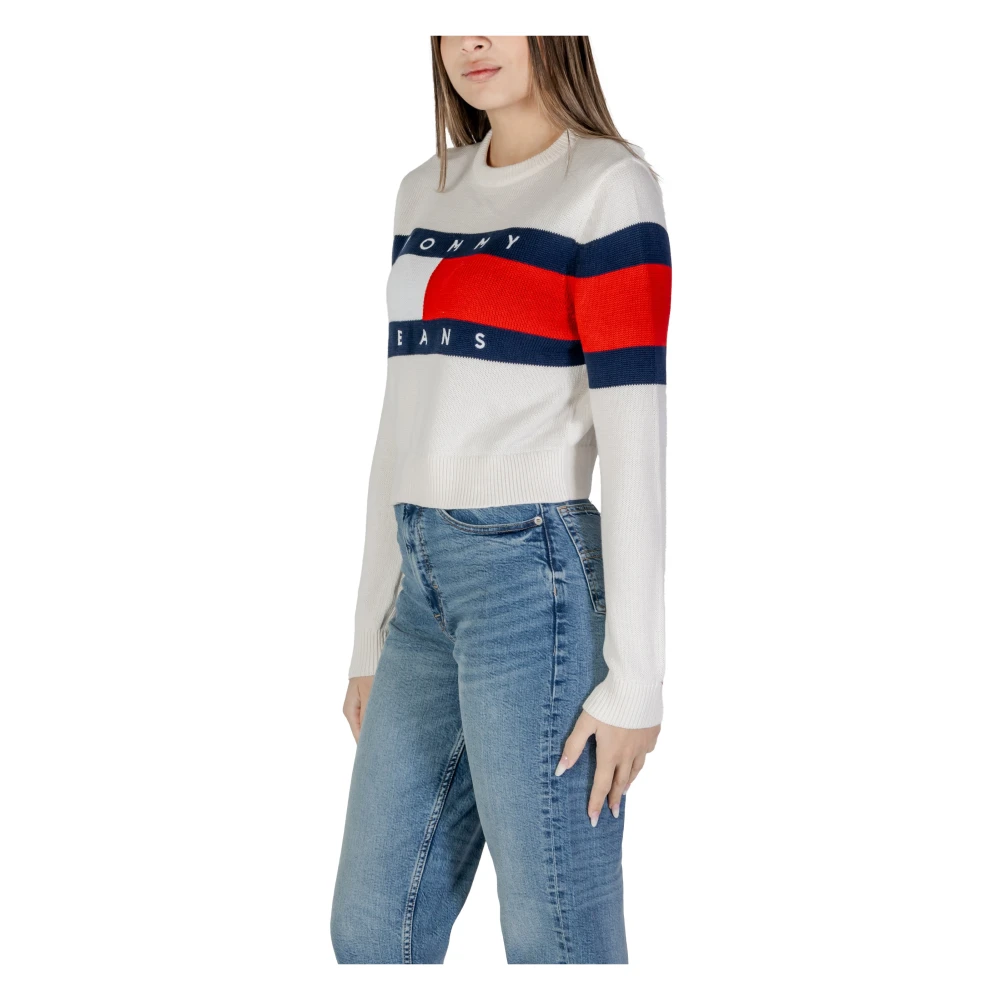 Tommy Jeans Lente Zomer Dames Sweatshirt 100% Gerecycled Katoen Multicolor Dames