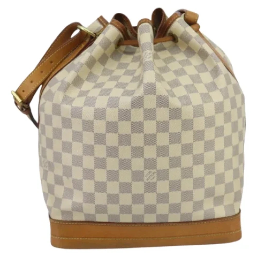 Louis Vuitton Vintage Pre-owned Canvas shoulder-bags White Dames