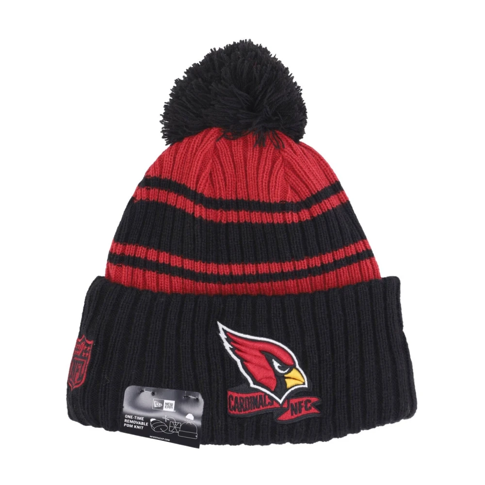 new era Arizona Cardinals Pom Beanie Hat Black Heren