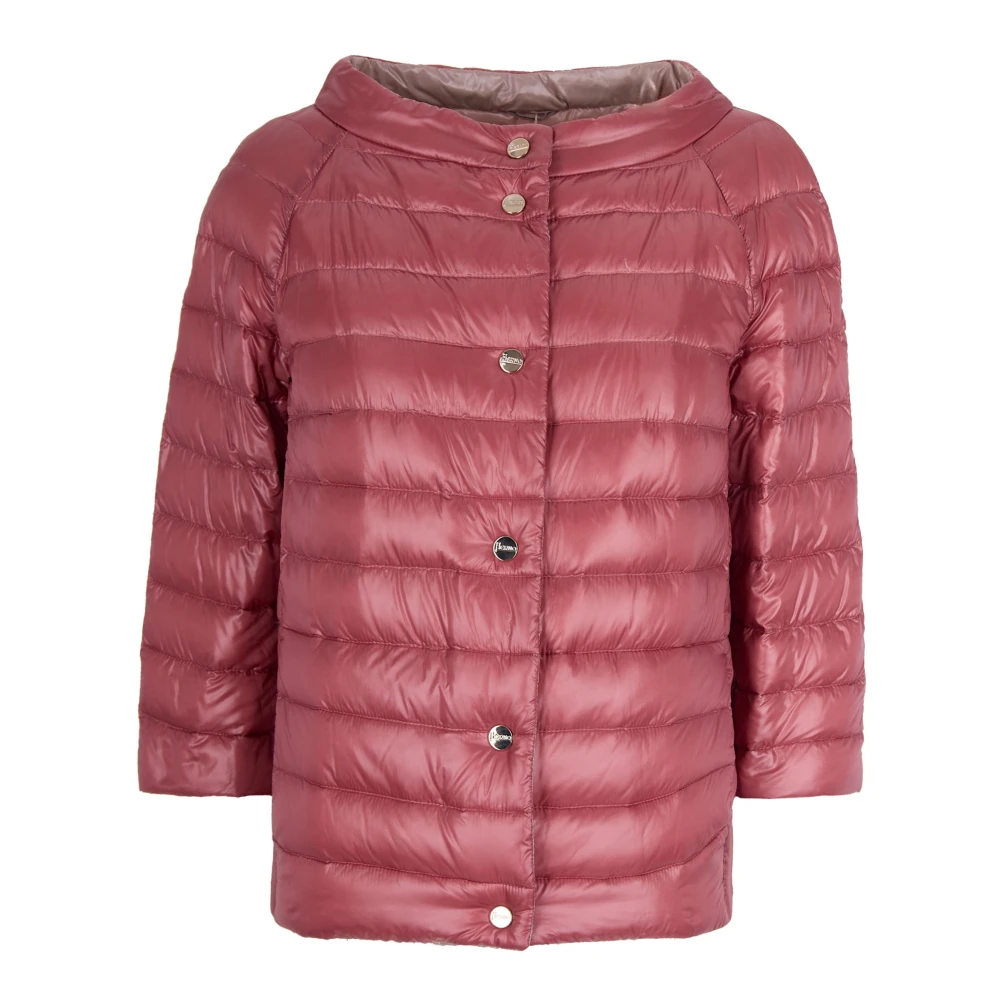 Herno Kvinno Rosa Jackor Dam, Xs, Reversible Padded Jacket