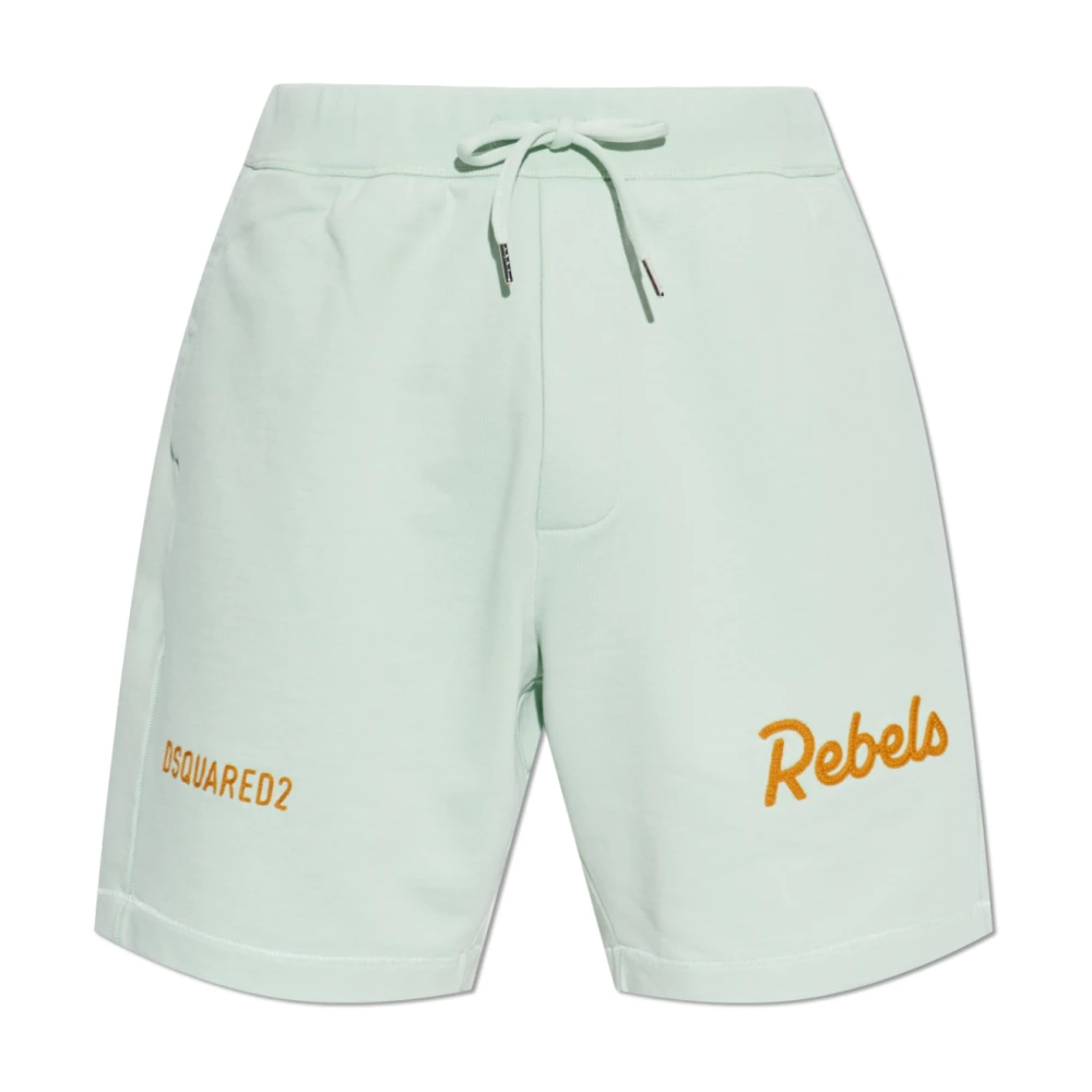 Dsquared2 Hombre Verde Pantalones Cortos, Talla: L