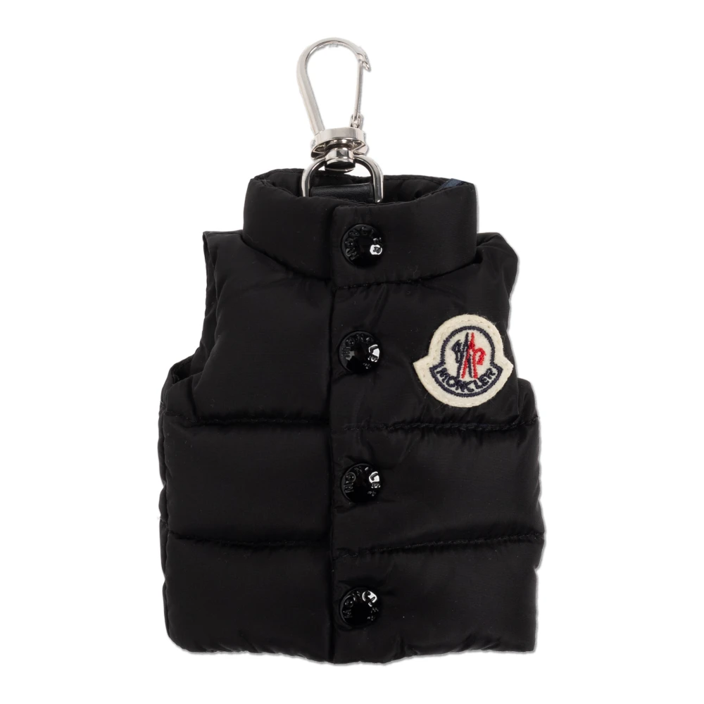 Moncler Black Keychains, Male, One Size, Keychain