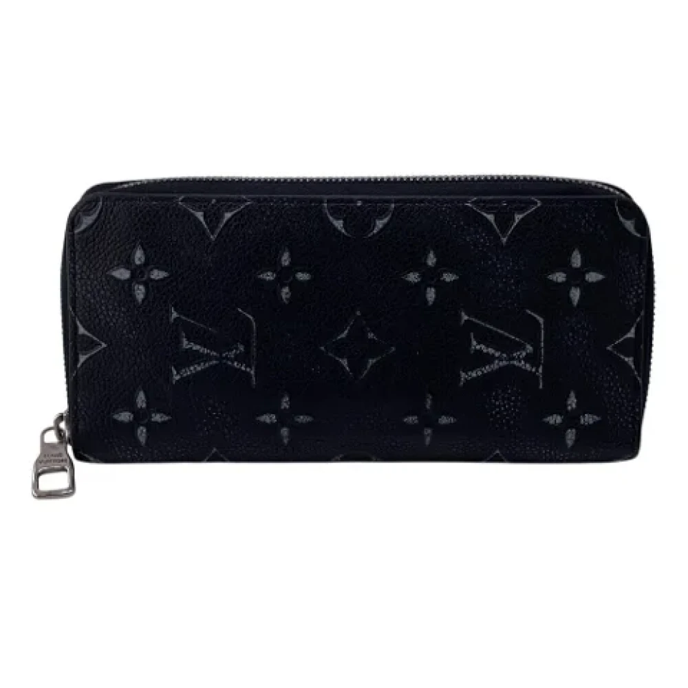 Louis Vuitton Vintage Pre-owned Canvas wallets Black Dames