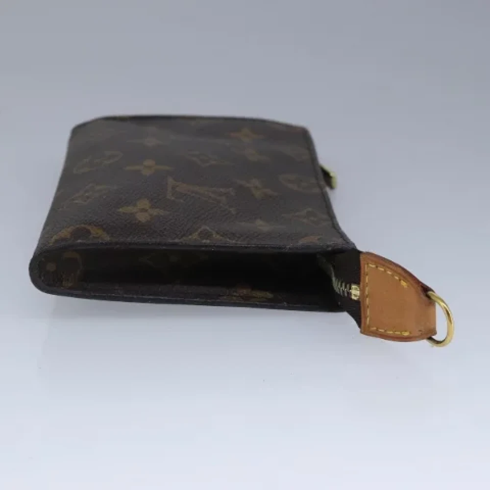 Louis Vuitton Vintage Pre-owned Canvas pouches Brown Dames