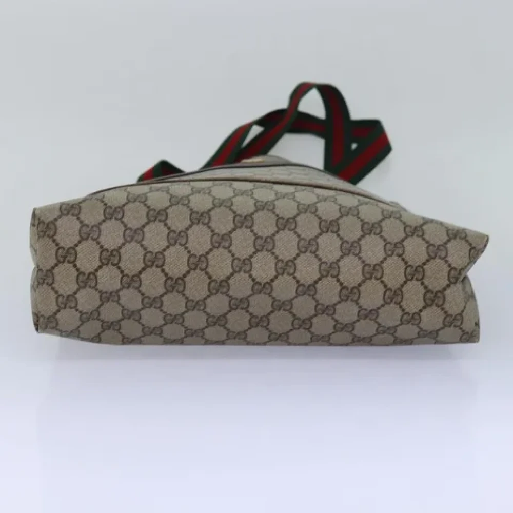 Gucci Vintage Pre-owned Canvas gucci-bags Beige Dames