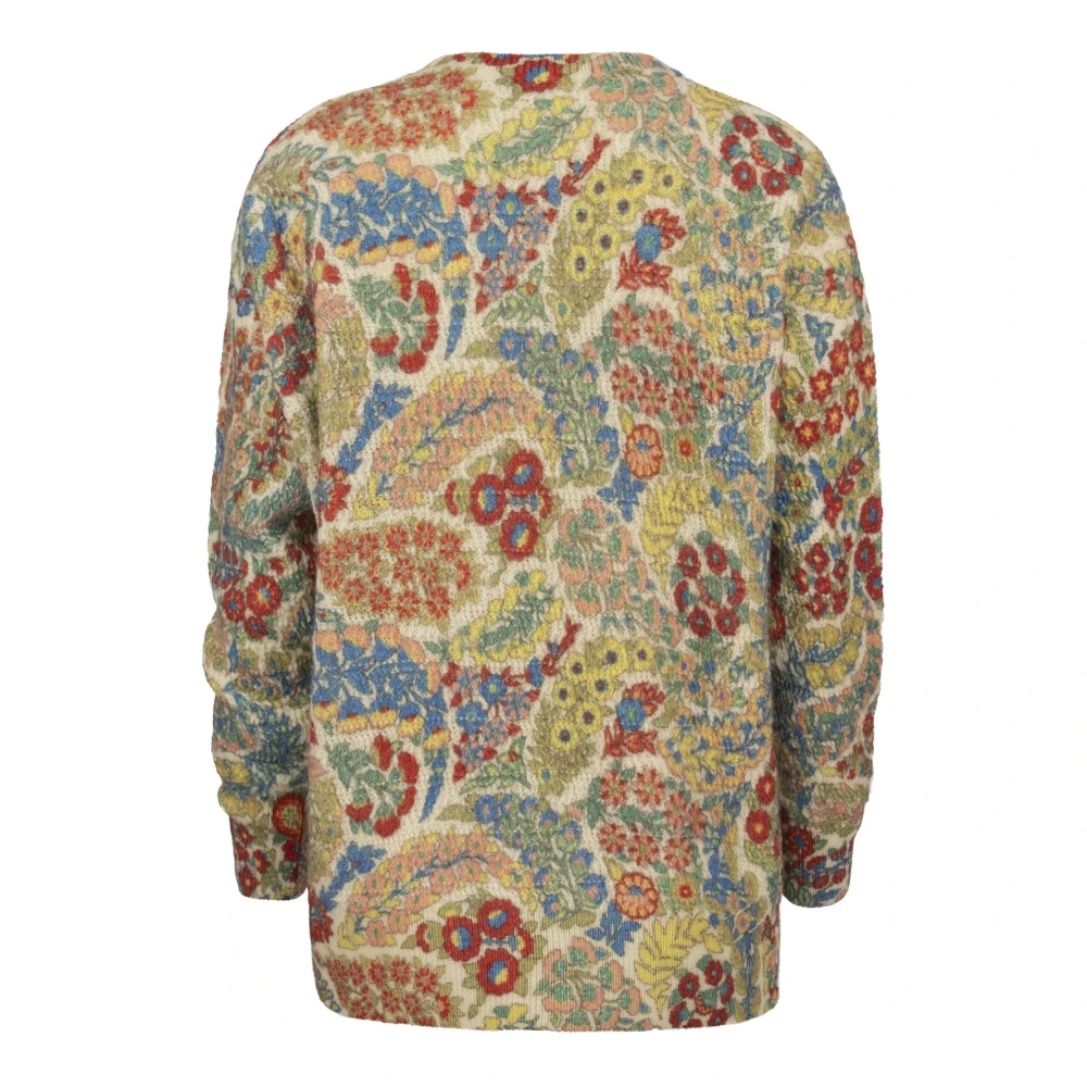 ETRO Wollen trui met bloemen Paisley-print Multicolor Dames