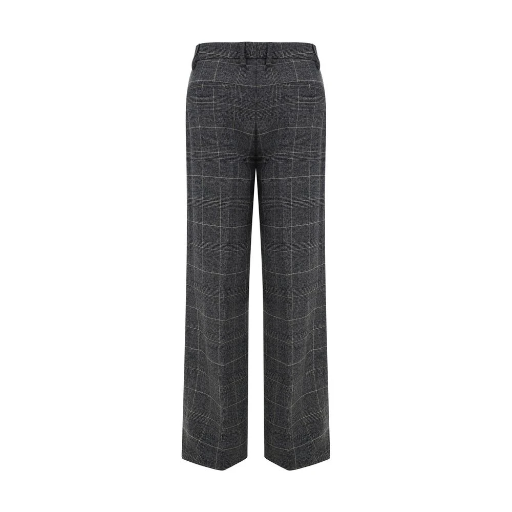 True Royal Geruite Nadya Broek Gray Dames