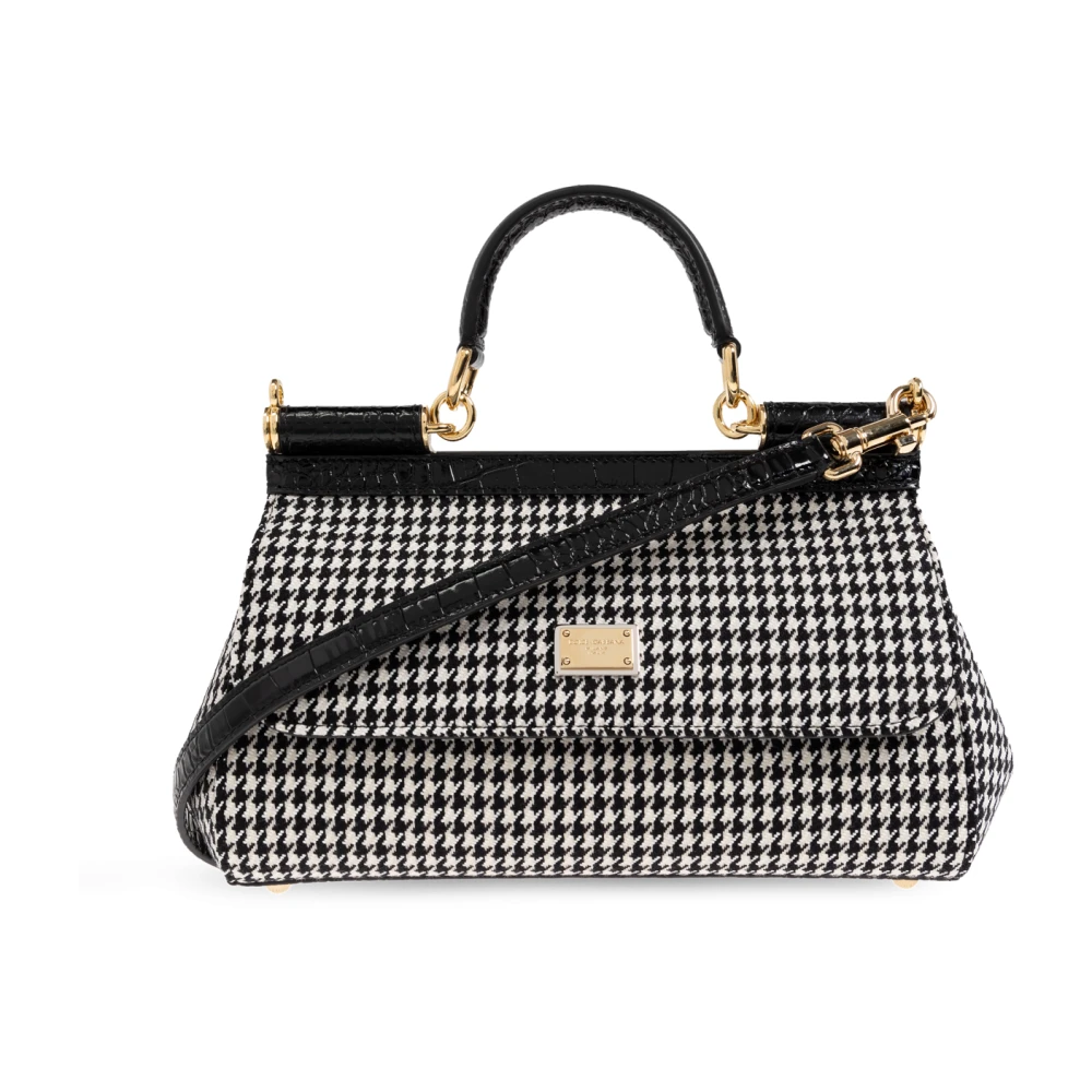 Dolce & Gabbana Schoudertas Sicily Medium Black Dames
