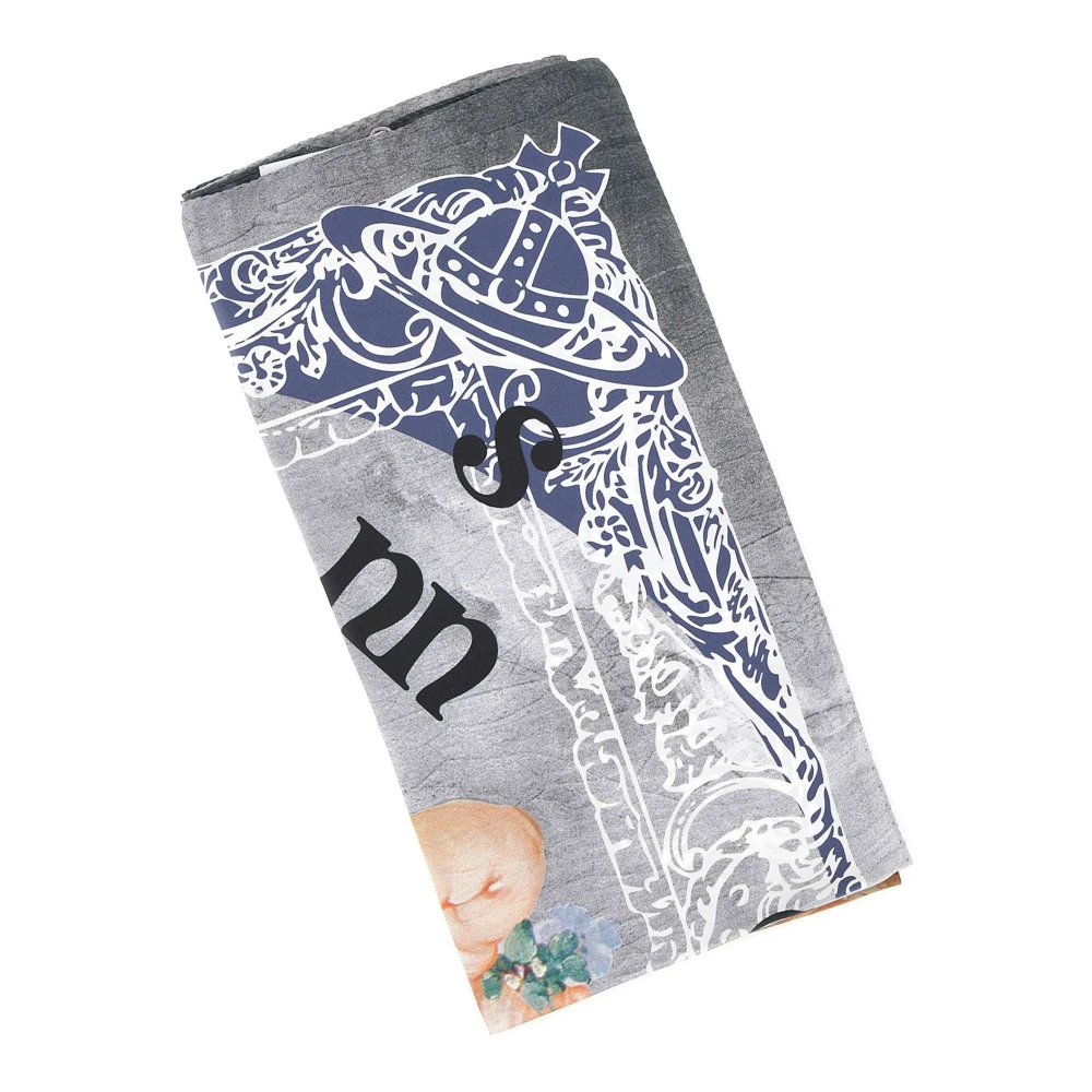 Vivienne Westwood , Silk Scarves, Female, Gray, One Size, Spring Cherub Square
