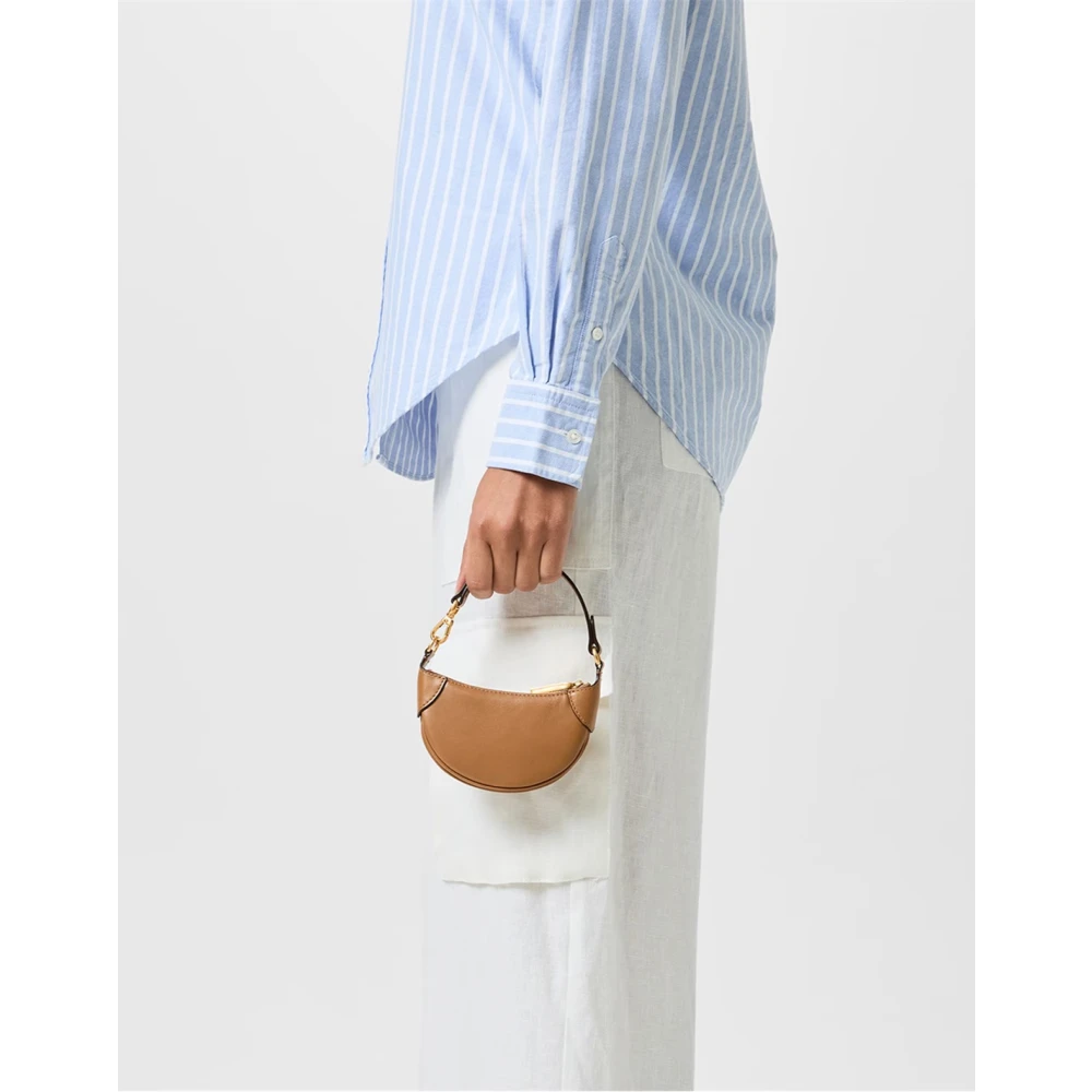 Polo Ralph Lauren ID Kaarthouder Tas Tan Leer Brown Dames