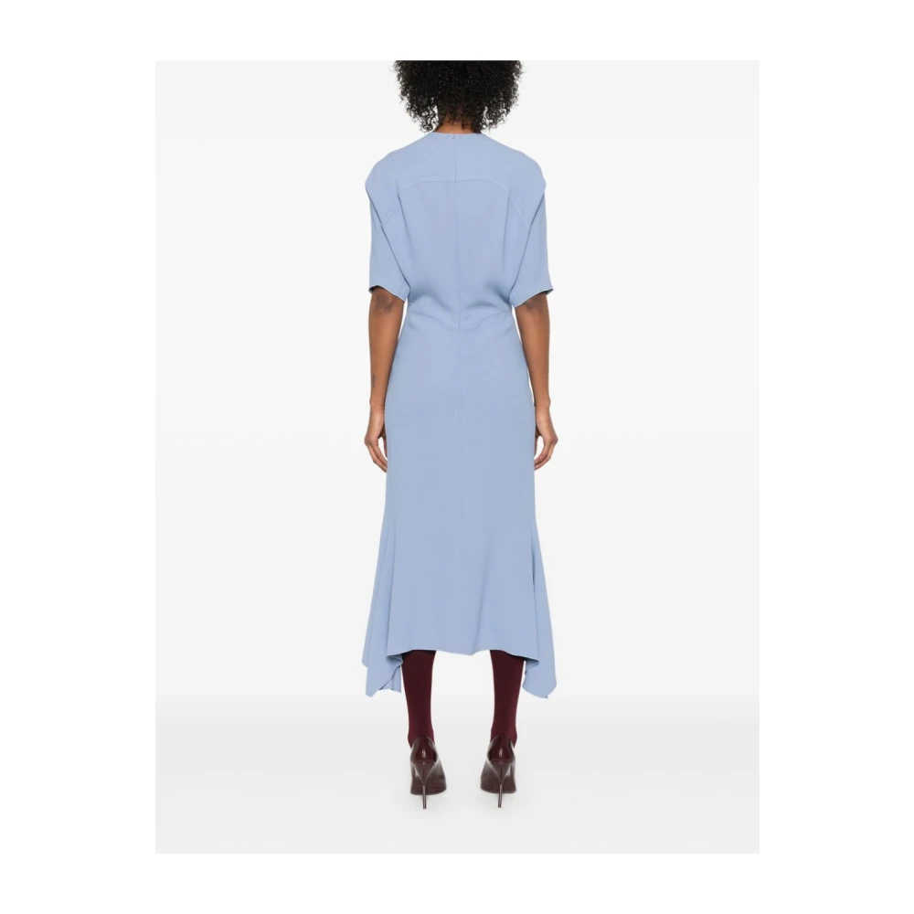 Victoria Beckham Heldere Blauwe Jurk Elegant Comfortabel Modern Blue Dames
