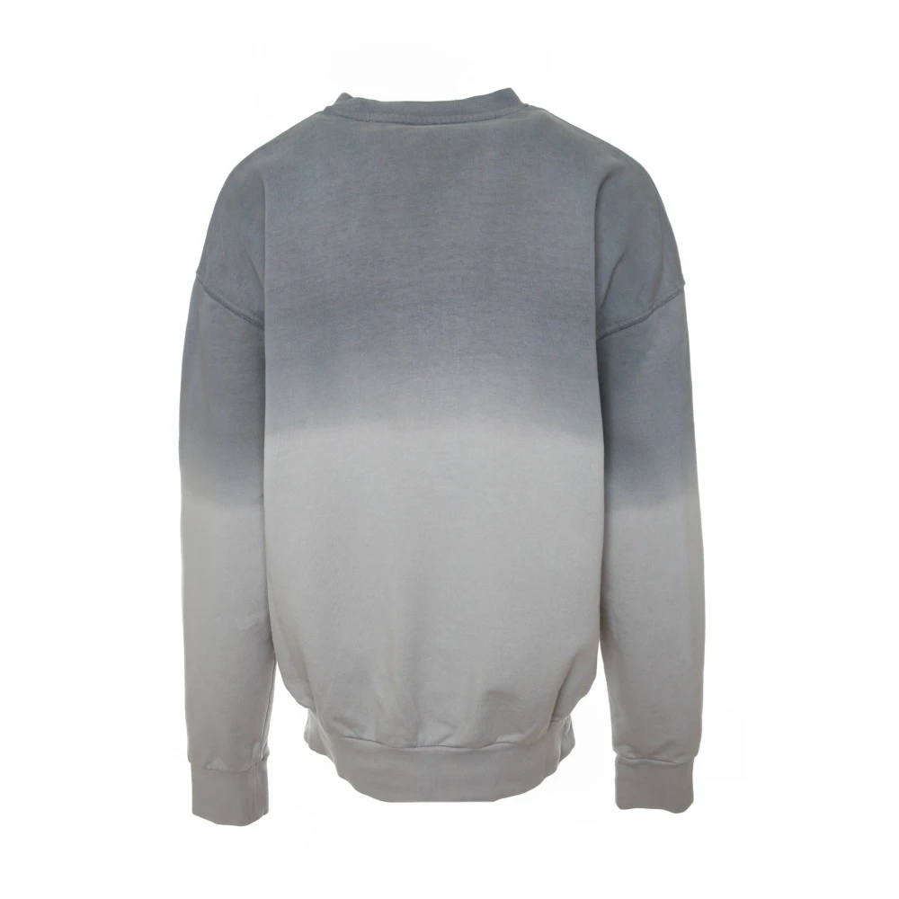 JW Anderson Gradient Logo Geborduurd Sweatshirt Blue Dames