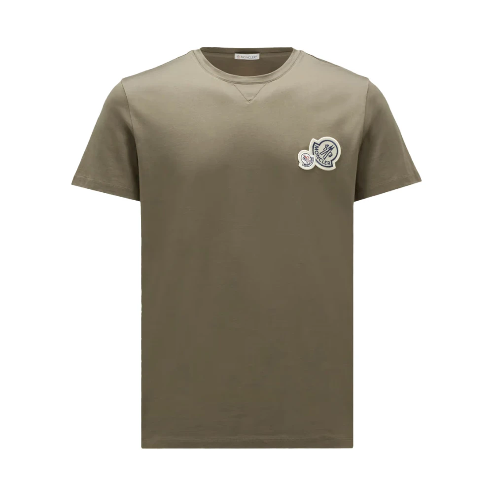 Moncler - Tops > T-Shirts - Green - Moncler - Modalova