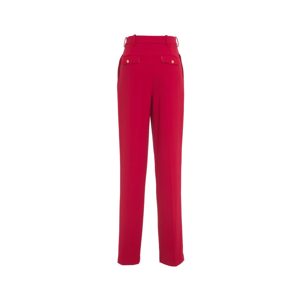 Elisabetta Franchi Rode Broek Aw24 Dameskleding Red Dames