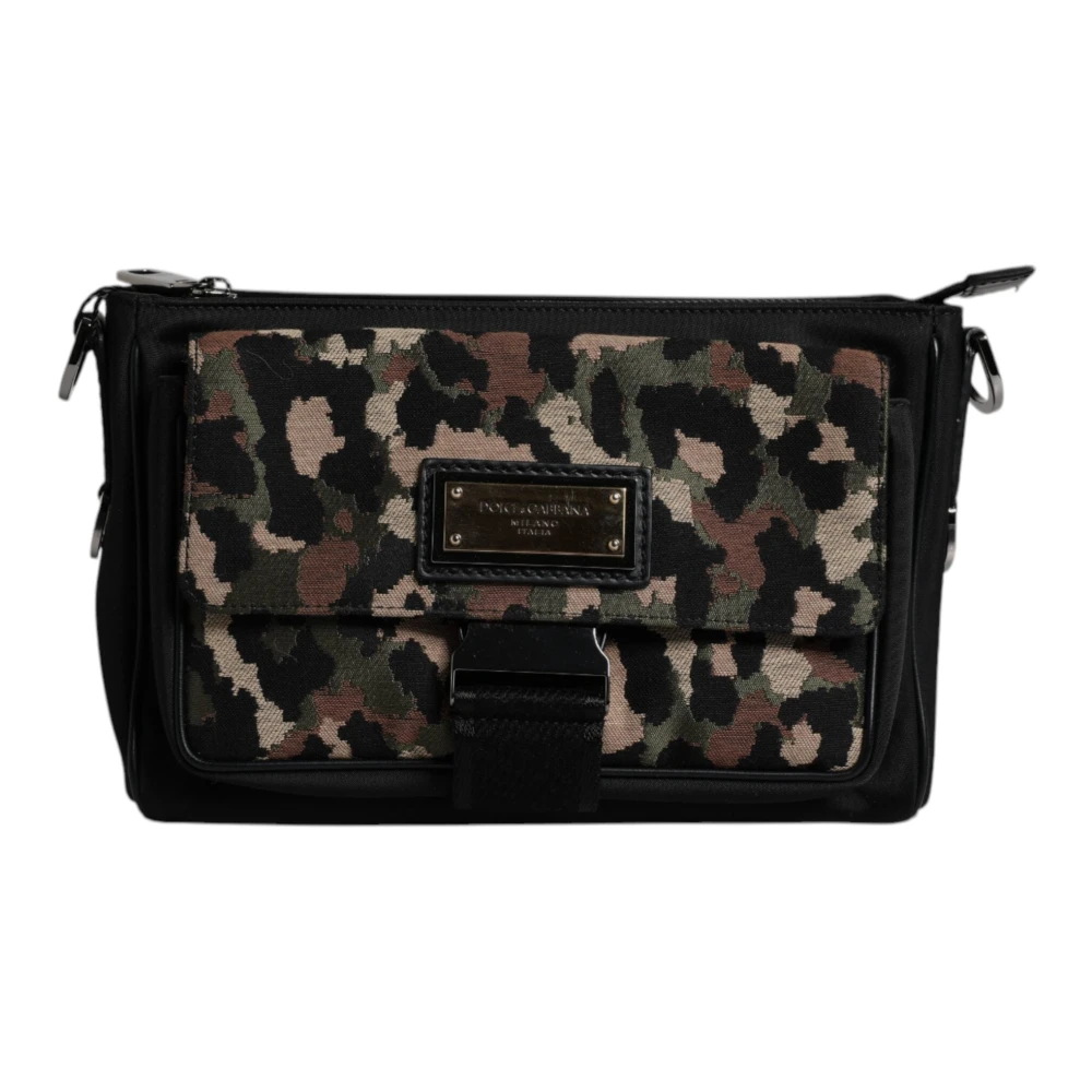 Dolce & Gabbana Women's Leopard Jacquard Crossbody Bag