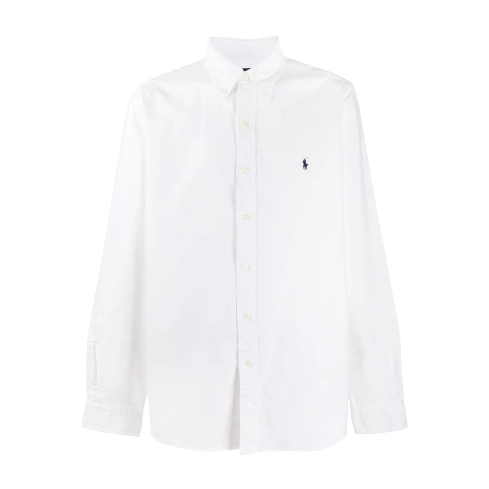 Polo Ralph Lauren Witte Katoenen Overhemden Aw23 White Heren