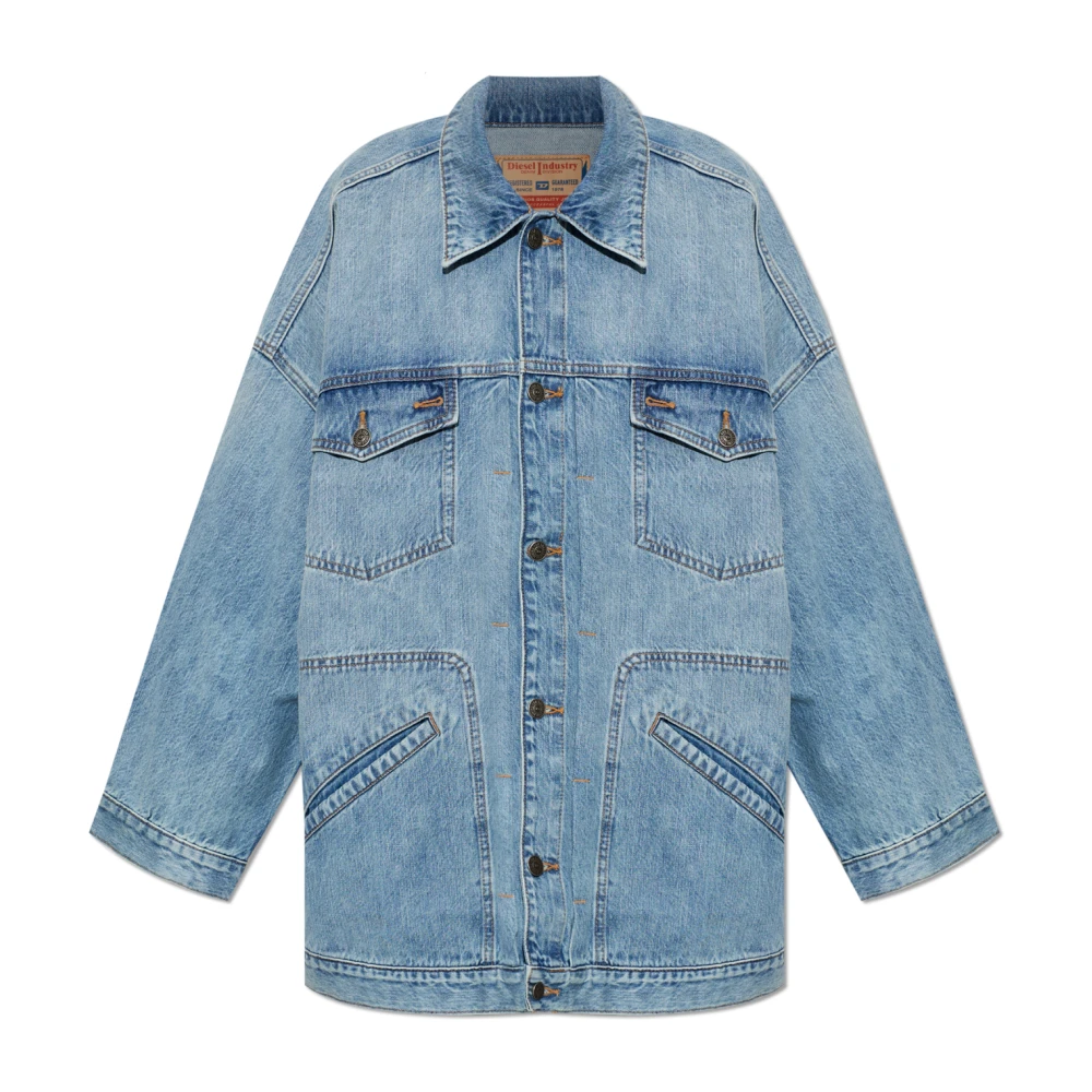 Diesel Damen Blau Jacken, 2XSgröße:
