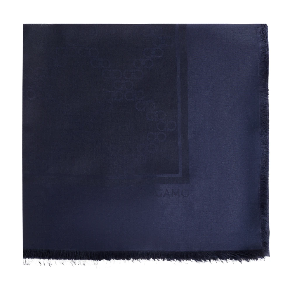 Ferragamo Donna Blu - Silk Scarf - Accessories - One Size