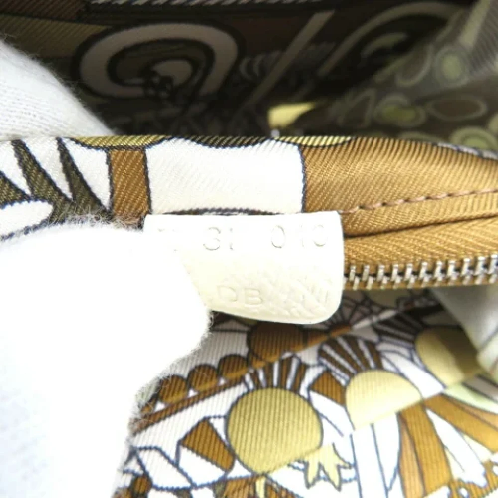 Hermès Vintage Pre-owned Canvas wallets Beige Dames