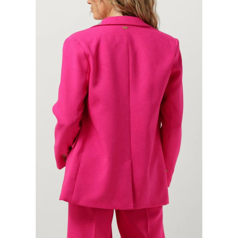 Pom Amsterdam Pink Glow Blazer Pink Dames
