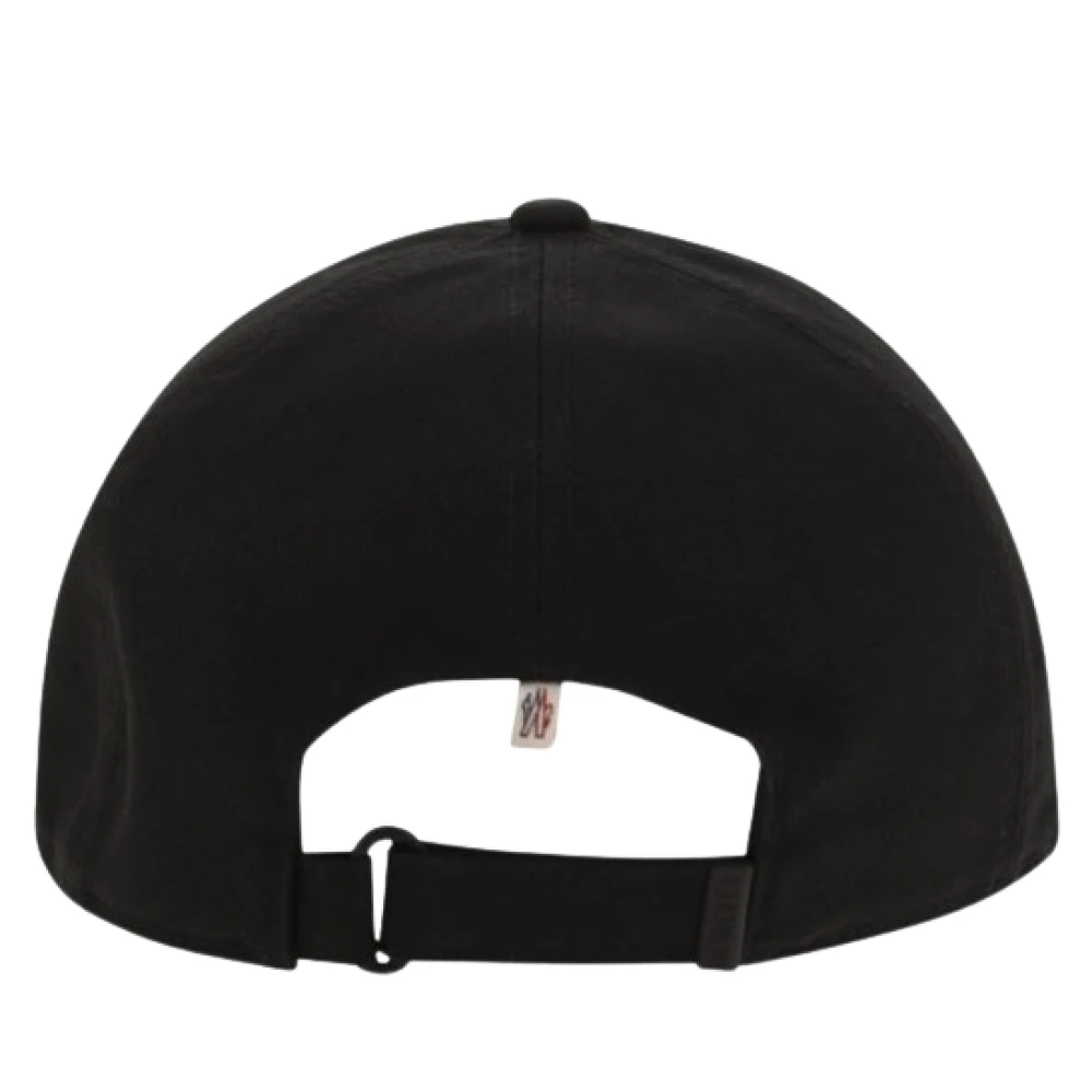 Moncler Logo Patch Baseball Cap Black Dames