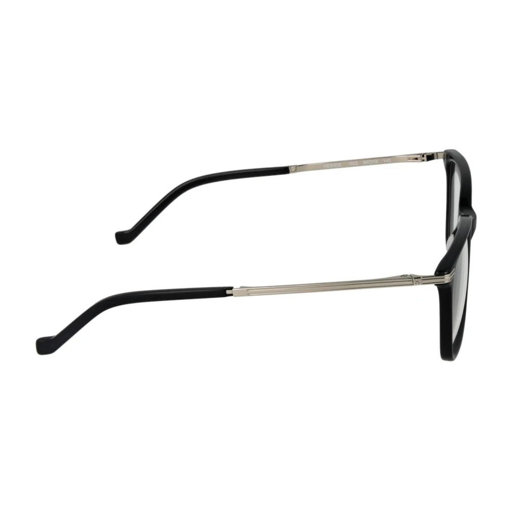 Hackett Zwarte vierkante optische monturen met demo glazen Black Heren