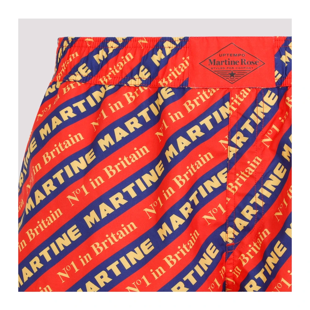 Martine Rose Rode Print Board Shorts Multicolor Heren