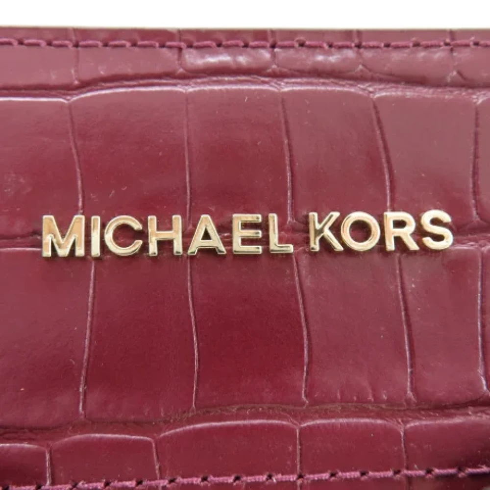 Michael Kors Pre-owned Leather totes Red Dames