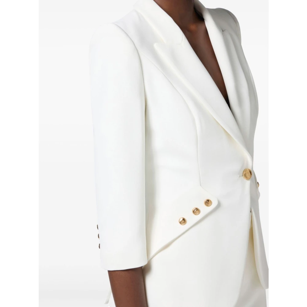 Elisabetta Franchi Witte damesjas White Dames