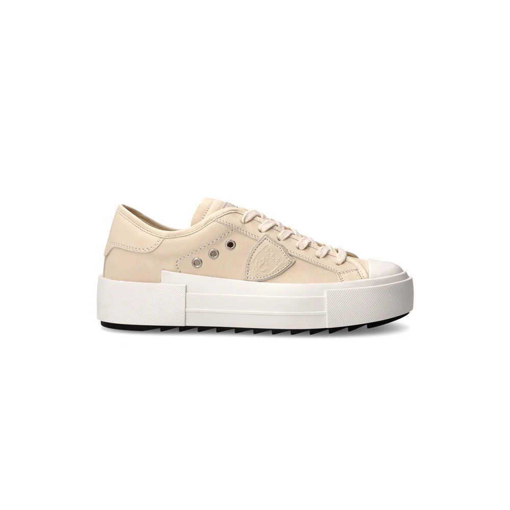Philippe Model Beige Sneakers Paris Haute Tennis