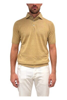 polo-leger-en-lin-coton-bleu-ciel