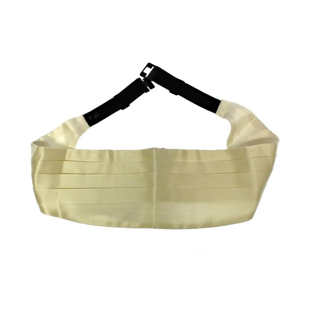 Dolce & Gabbana Women's White Silk Cummerbund Belt
