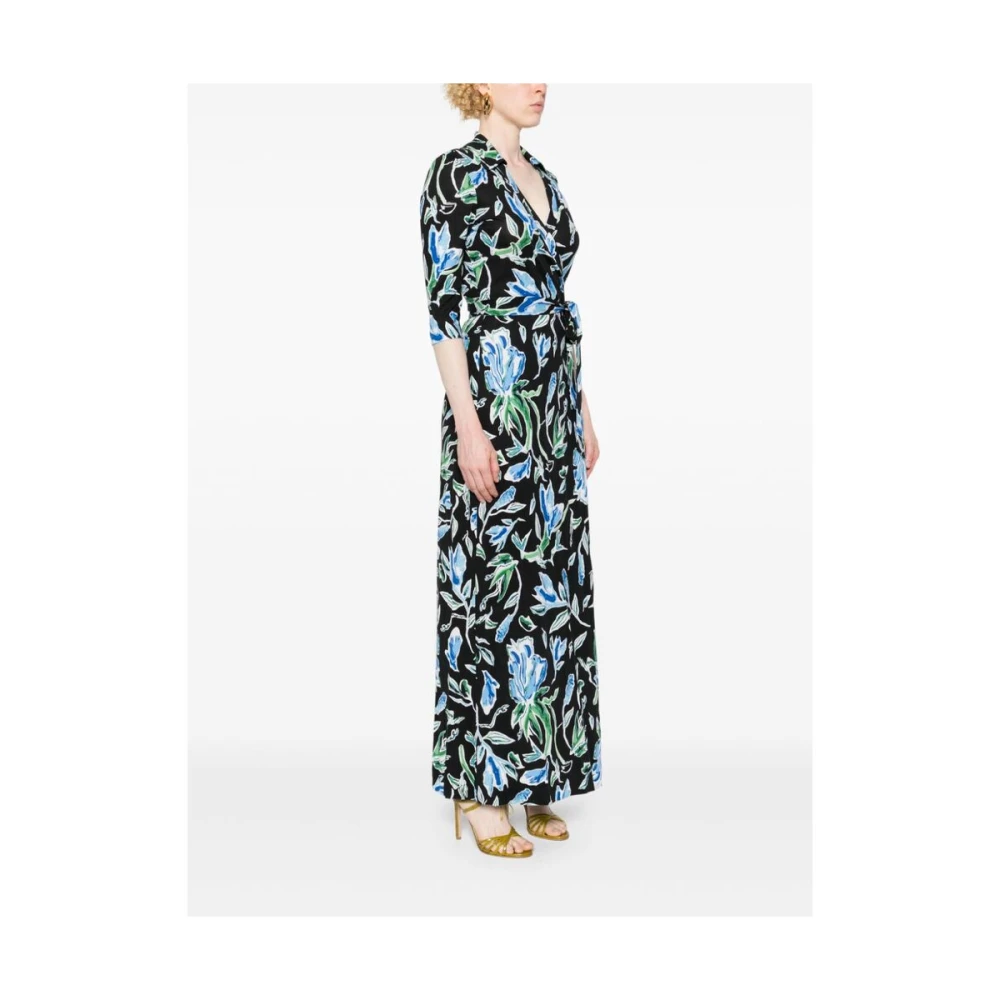 Diane Von Furstenberg Bloemenprint Omslagjurk Multicolor Dames