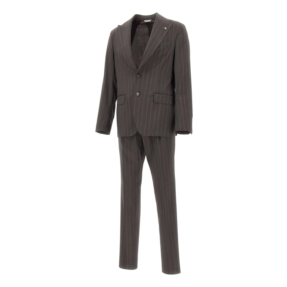 Manuel Ritz Hombre Gris - Traje De Raya Diplomática - Suits - S