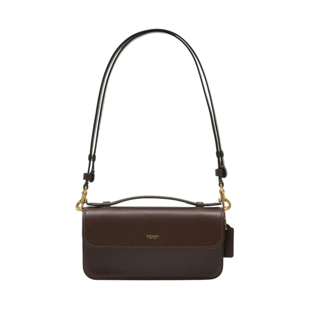 Coach Donna Marrone - Elora Borsa A Tracolla Con Manico Superiore - Bags - One Size - Immagine 6