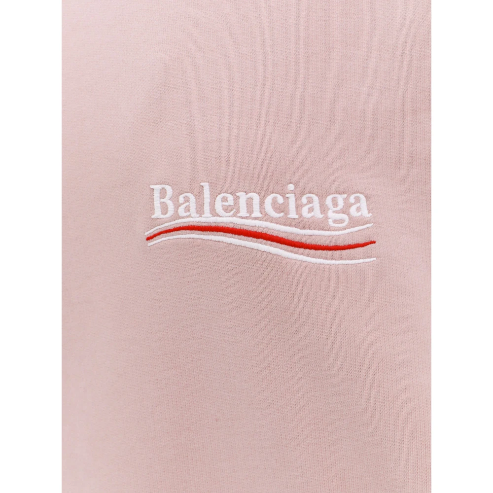 Balenciaga Katoenen sweatshirt met politieke campagne logo Pink Dames
