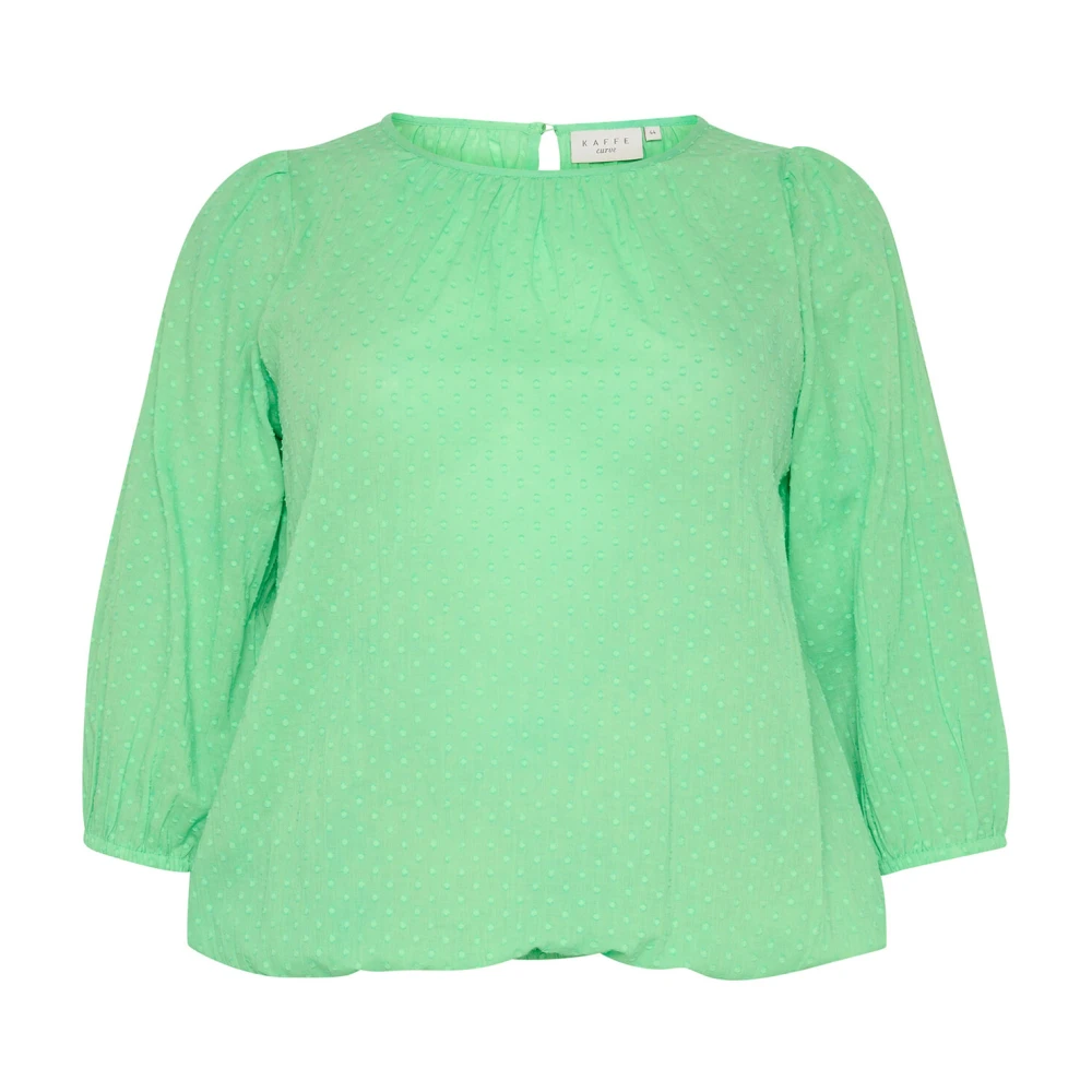 Kaffe Curve Lenteboeket Blouse Green Dames