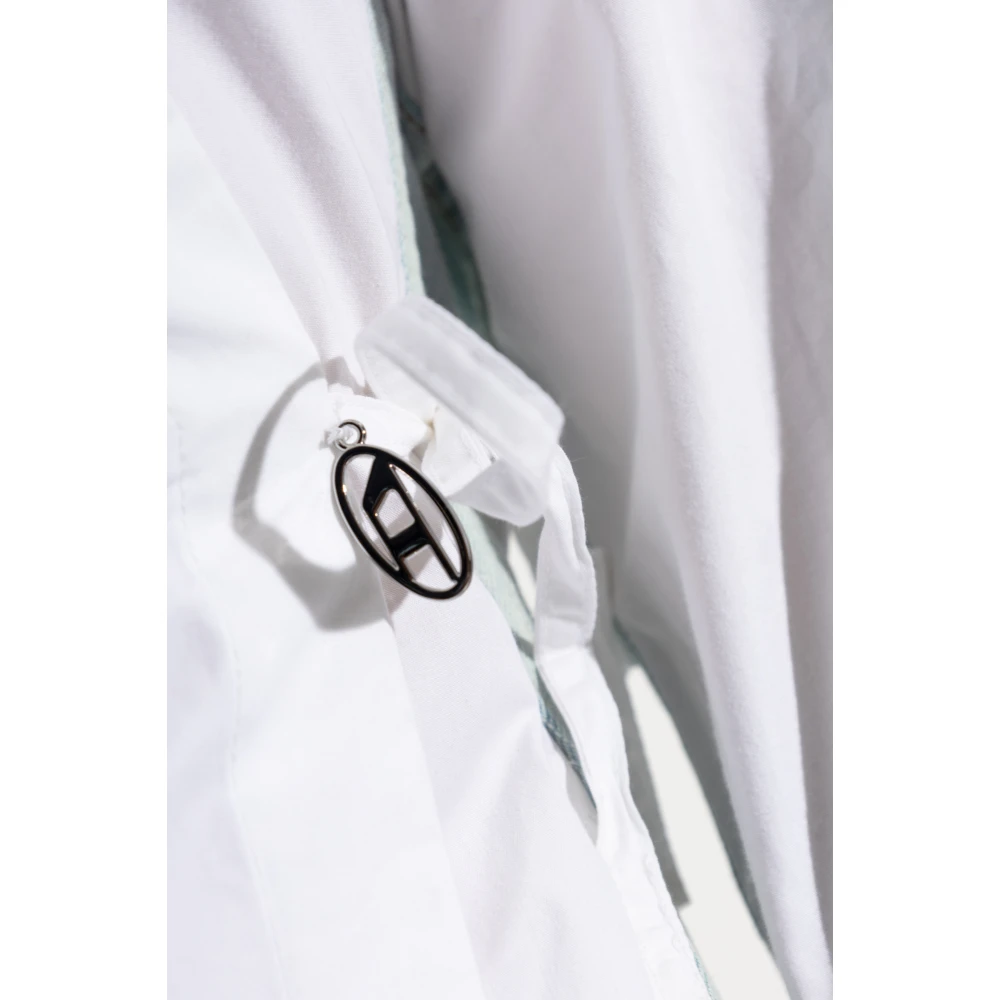 Diesel Jurk D-Elphi-Den White Dames
