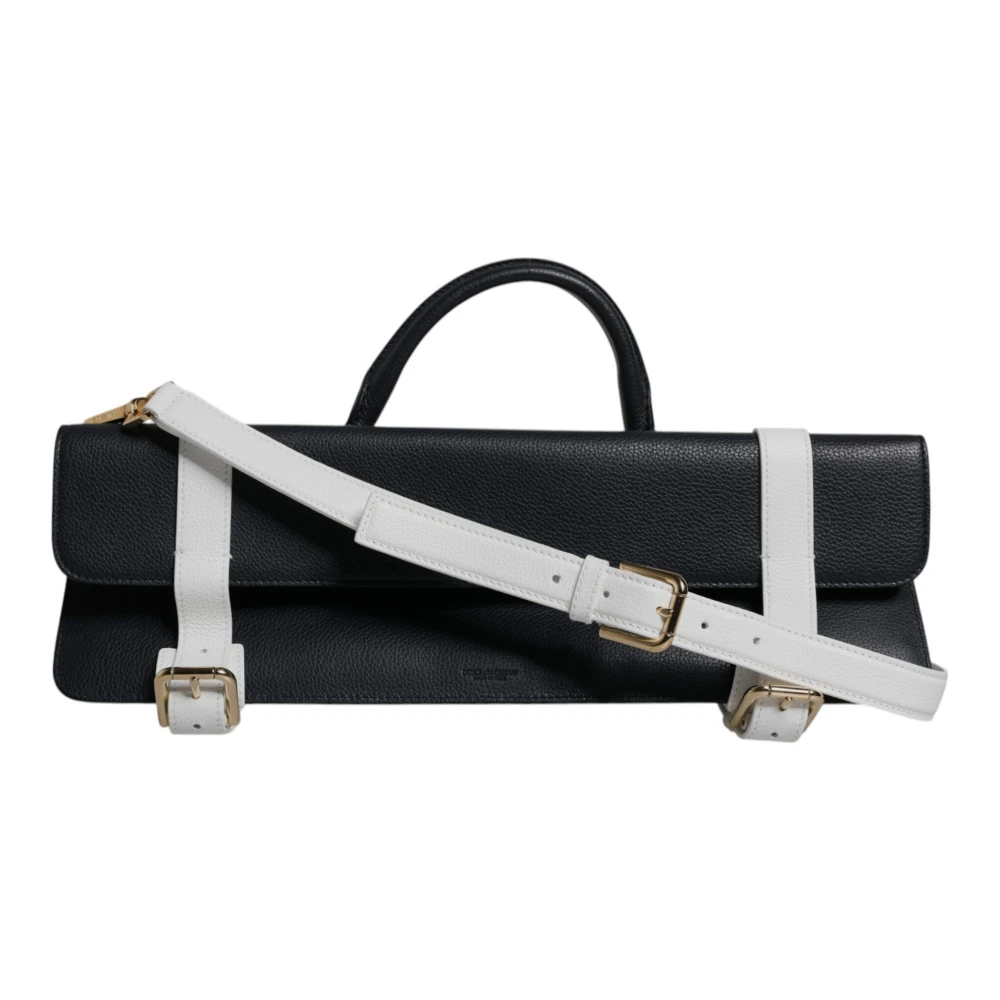 Dolce & Gabbana Leather Crossbody Shoulder Bag - Female - Handbags - Blue - One Size - Bags