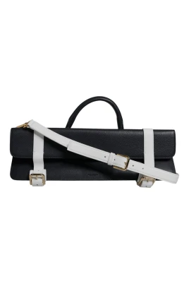 Läder Crossbody Axelväska