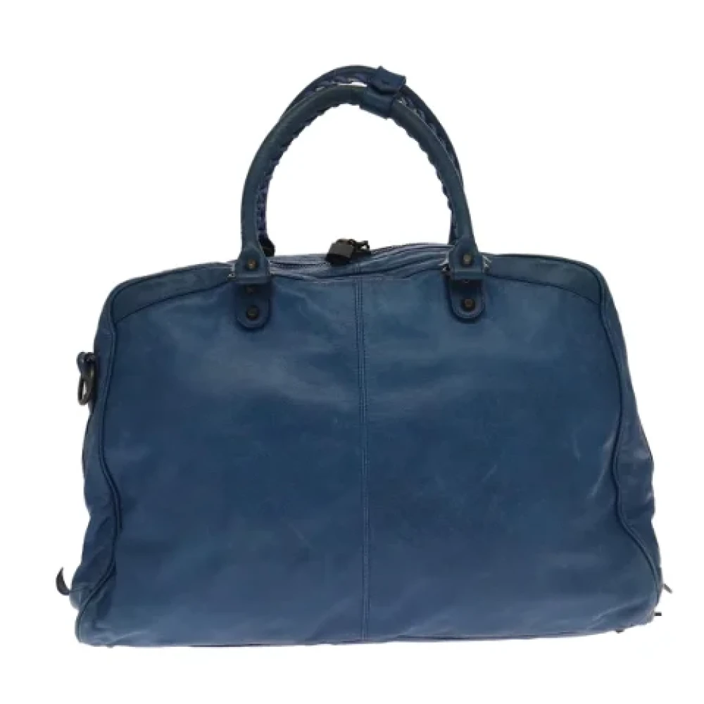 Balenciaga Vintage Pre-owned Leather handbags Blue Dames