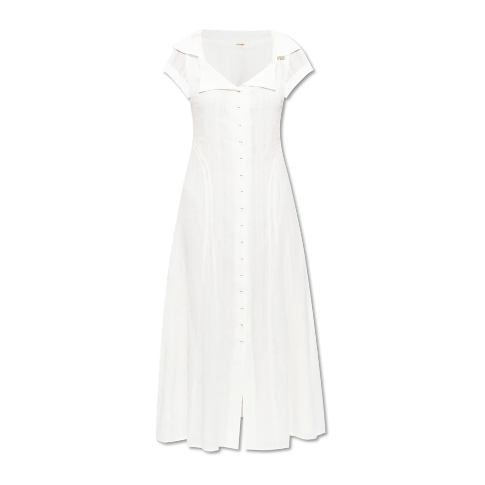 Cult Gaia Jurk Zenya White Dames