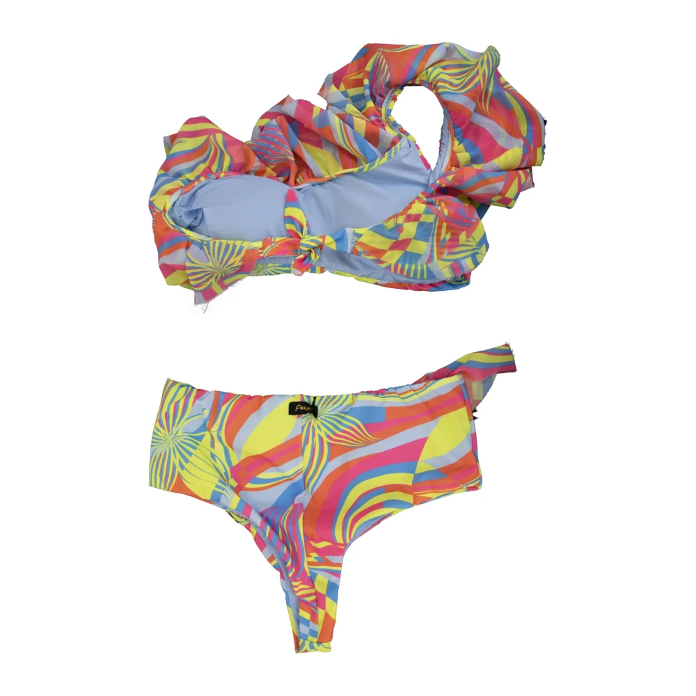 F**k Kanten Dames Bikini Set Multicolor Dames