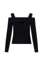 pull-noir-a-cotes-automne-hiver-2023-2024