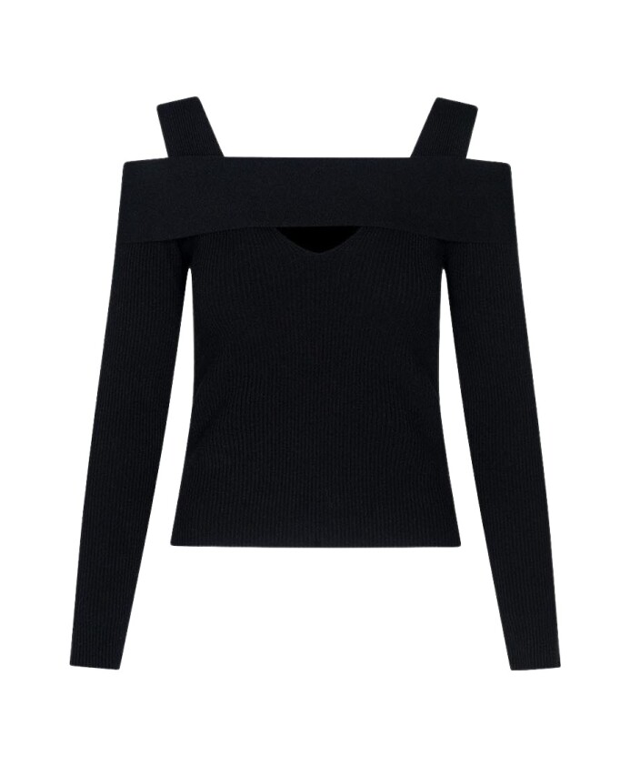 pull-noir-a-cotes-automne-hiver-2023-2024