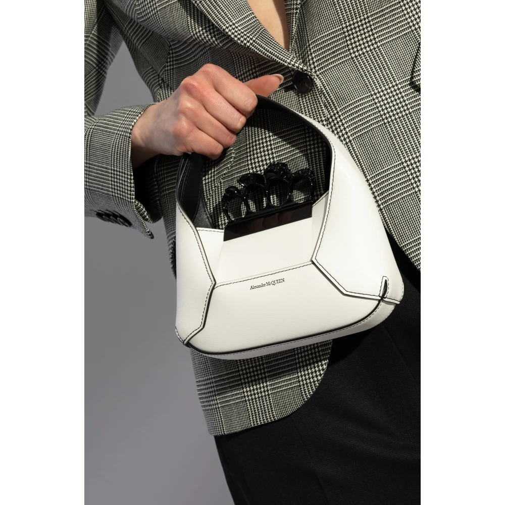 alexander mcqueen Mini Juwelen Handtas White Dames